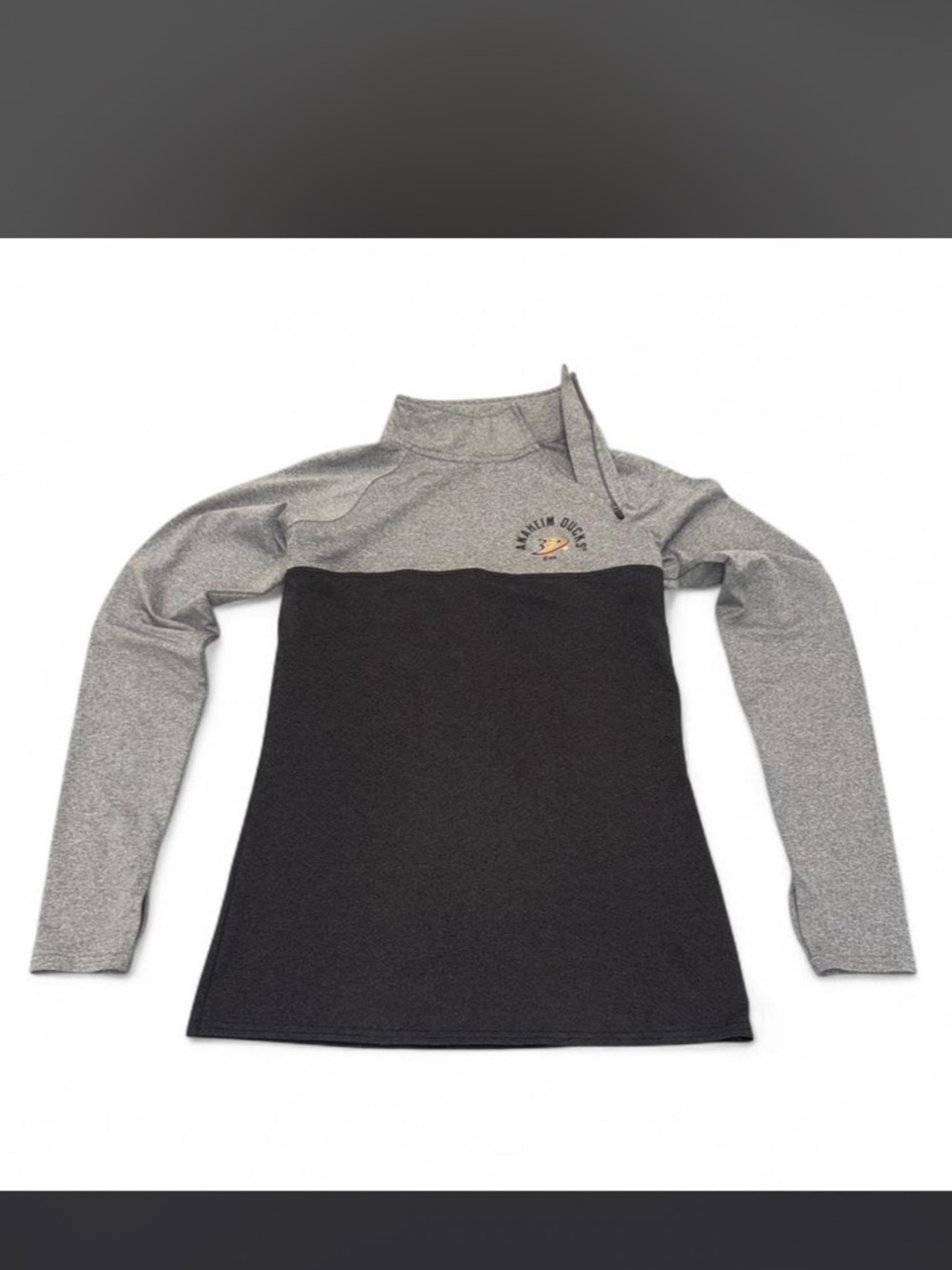 NHL Gray and Black Logo Pullover